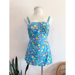 Vintage Colorful Gabar Playsuit size 12
